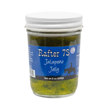 Jalapeno Jelly | 8 oz. Jar | All Natural | Nebraska Jelly | Mix With Sour Cream And Use As A Dip | Meat Glaze | Burst Of Spicy Flavor | Mild Spice